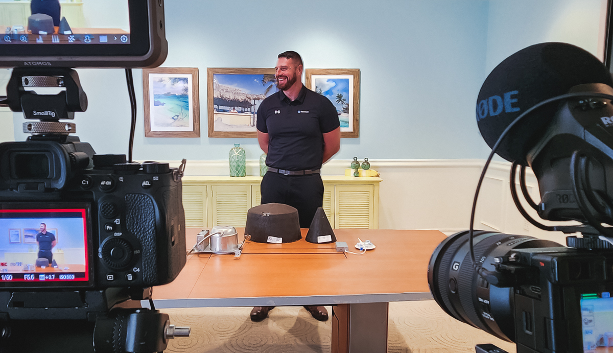 Multi-camera training video production at margaritaville resort orlando
