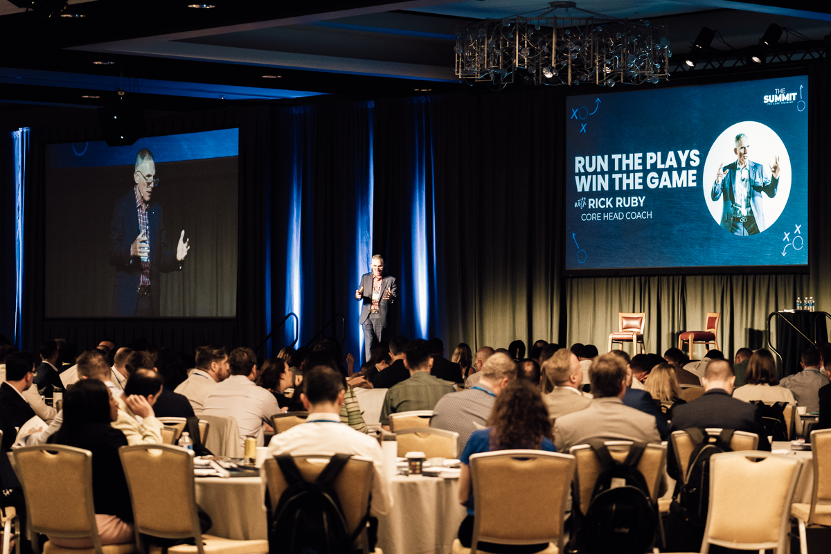 Keynote speaker addressing a conference audience at omni orlando resort at championsgate