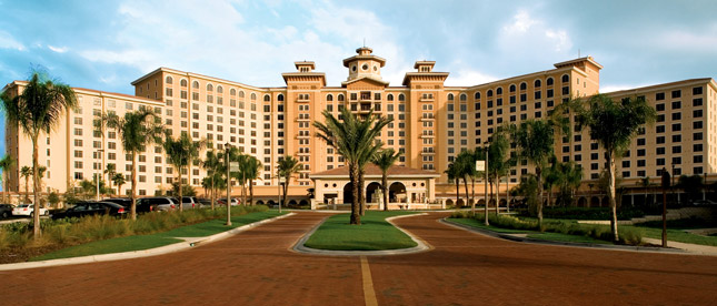 Exterior of Rosen Shingle Creek Resort in Orlando