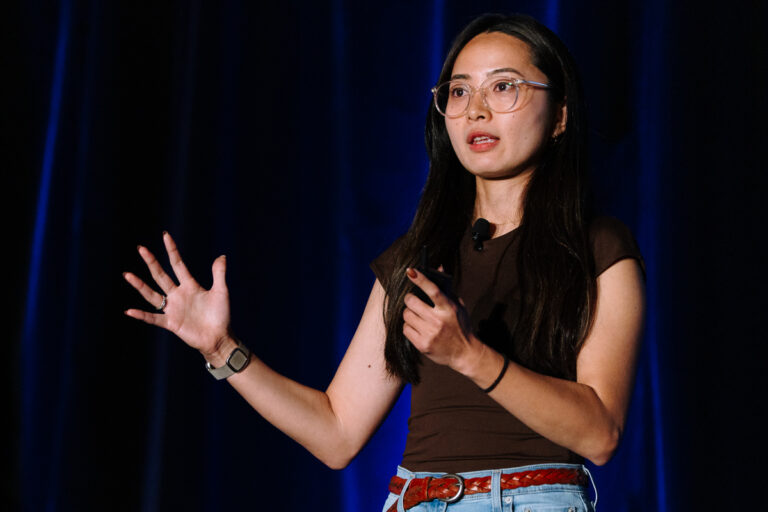 Presenter speaking during a conference at disney&rsquo;s contemporary resort in orlando.